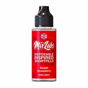 SWEET STRAWBERRY DISPOSABLE INSPIRED 100ML E LIQUID MIX LABS