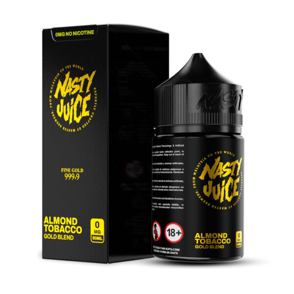 ALMOND TOBACCO GOLD BLEND 50ML E-LIQUID BY NASTY JUICE