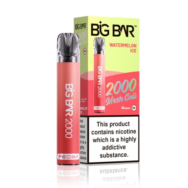BIG BAR 2000 PREFILLED POD VAPE 20MG BY FEOBA - Image 14
