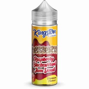 RASPBERRY BLACKCURRANT JAM DONUT DESSERTS 100ML E LIQUID KINGSTON