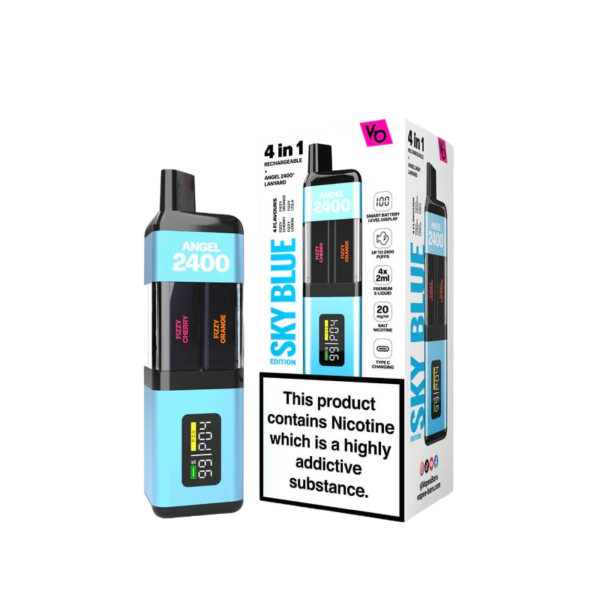 VAPE BARS ANGEL 4 IN 1 2400 PREFILLED POD VAPE KIT 20MG - Image 24
