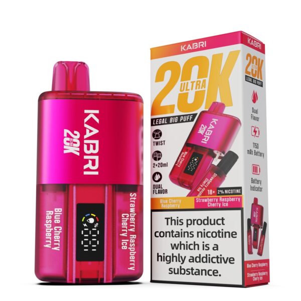 KABRI 20K ULTRA PREFILLED POD VAPE KIT 20MG - Image 8
