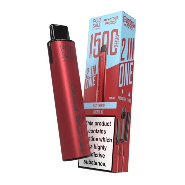 PYNE POD 2 IN 1 1500 PREFILLED POD VAPE KIT 20MG BY POD SALT - Image 6