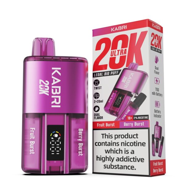 KABRI 20K ULTRA PREFILLED POD VAPE KIT 20MG - Image 20