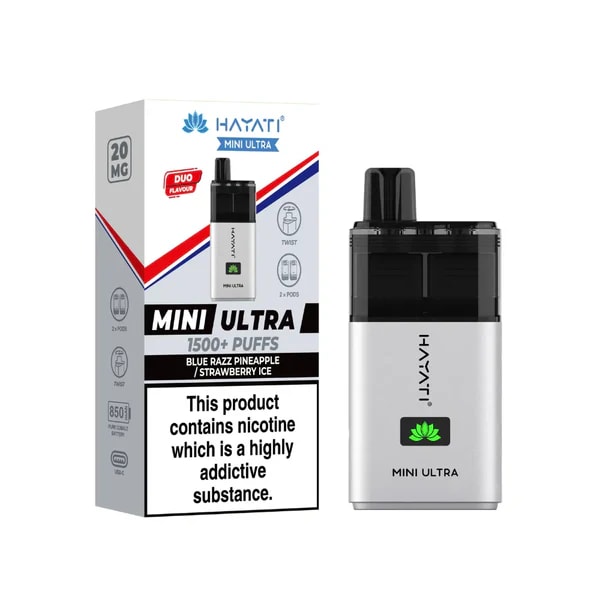 HAYATI MINI ULTRA 1500 PREFILLED POD VAPE KIT 20MG - Image 22