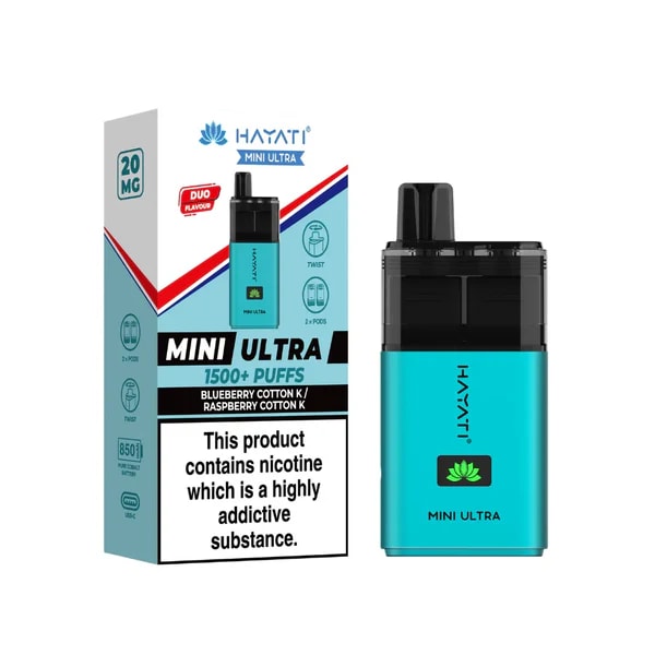 HAYATI MINI ULTRA 1500 PREFILLED POD VAPE KIT 20MG - Image 26