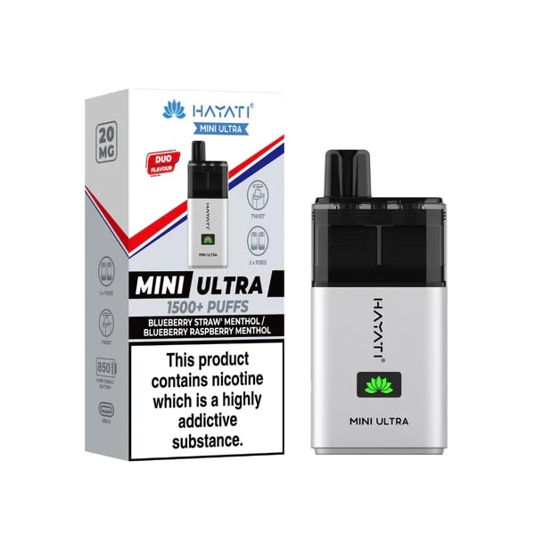 HAYATI MINI ULTRA 1500 PREFILLED POD VAPE KIT 20MG - Image 30