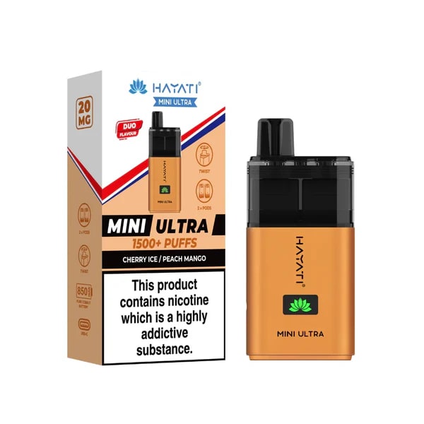 HAYATI MINI ULTRA 1500 PREFILLED POD VAPE KIT 20MG - Image 34