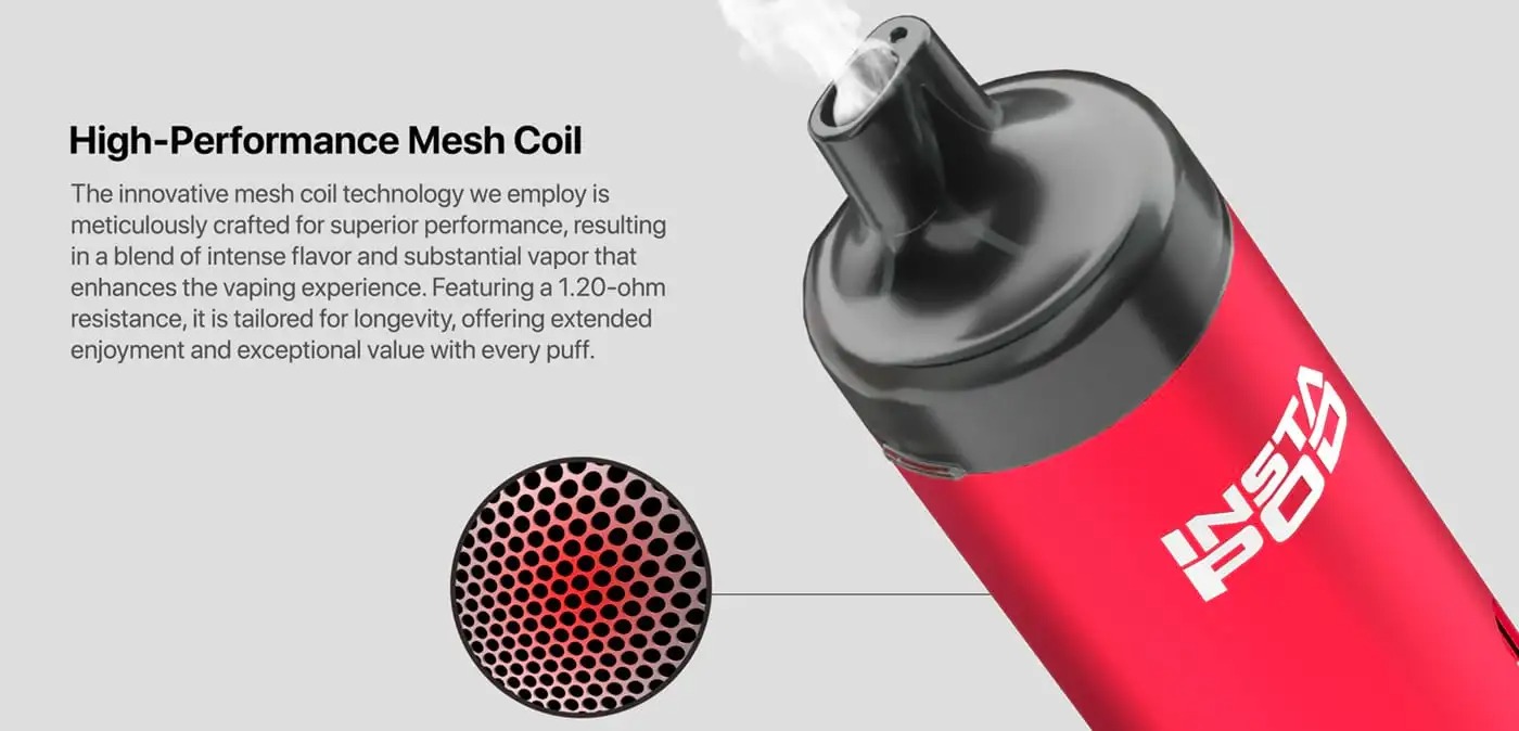 INSTA POD 6K mesh coil information