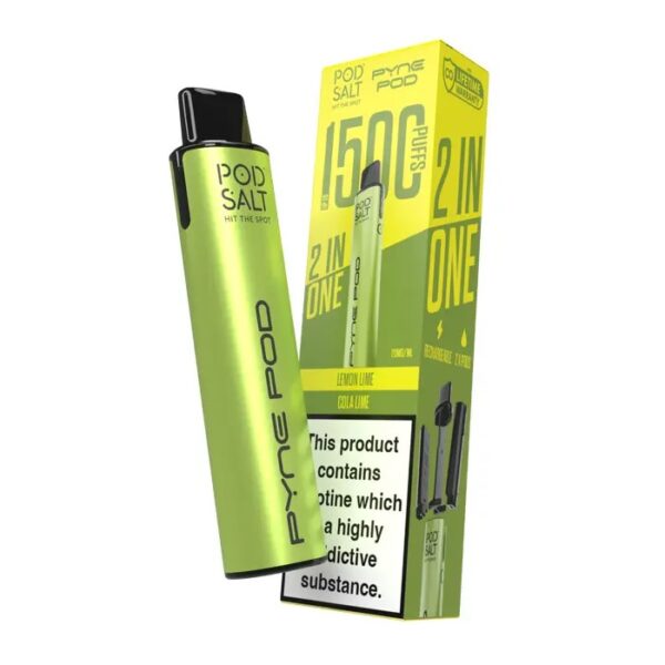 PYNE POD 2 IN 1 1500 PREFILLED POD VAPE KIT 20MG BY POD SALT - Image 10