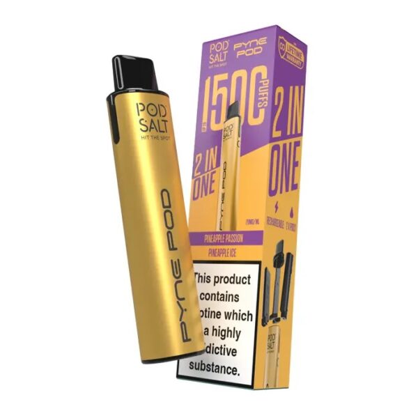 PYNE POD 2 IN 1 1500 PREFILLED POD VAPE KIT 20MG BY POD SALT - Image 16