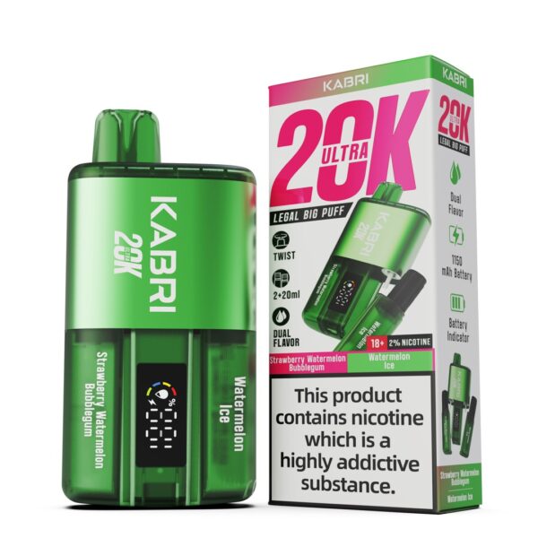 KABRI 20K ULTRA PREFILLED POD VAPE KIT 20MG - Image 4