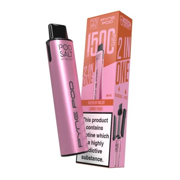 PYNE POD 2 IN 1 1500 PREFILLED POD VAPE KIT 20MG BY POD SALT - Image 18