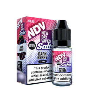 DARK BERRY 10ML NIC SALT NEW DAY VAPES (NDV) PACK OF 5 EXP