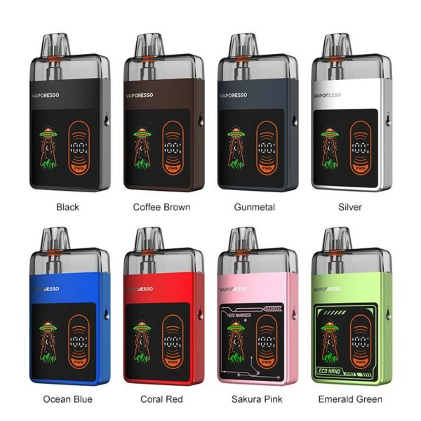 VAPORESSO ECO NANO PRO POD VAPE KIT 1000MAH - Image 2