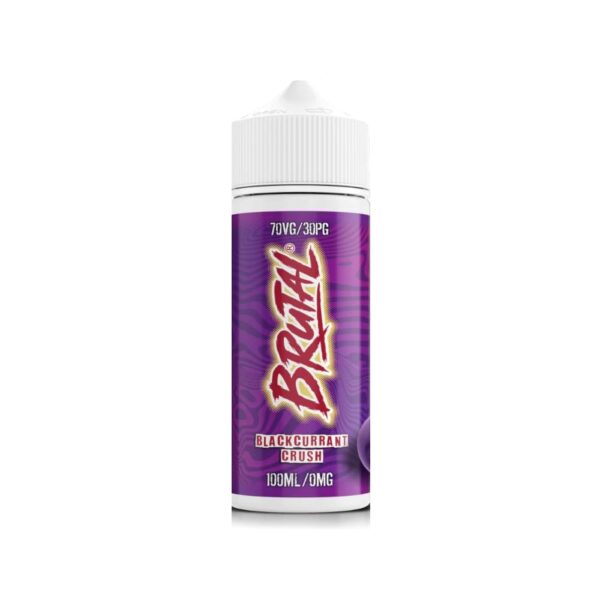 BLACKCURRANT CRUSH 100ML E LIQUID BRUTAL
