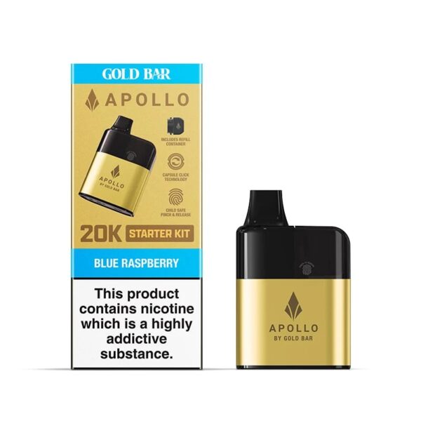 GOLD BAR APOLLO 20K PREFILLED POD KIT 20MG - Image 2