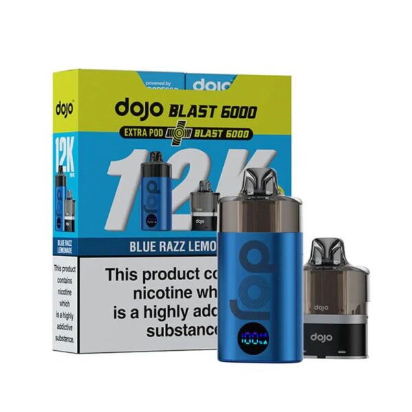 VAPORESSO DOJO BLAST 12K PREFILLED VAPE KIT & PODS COMBO PACK 10MG - Image 2