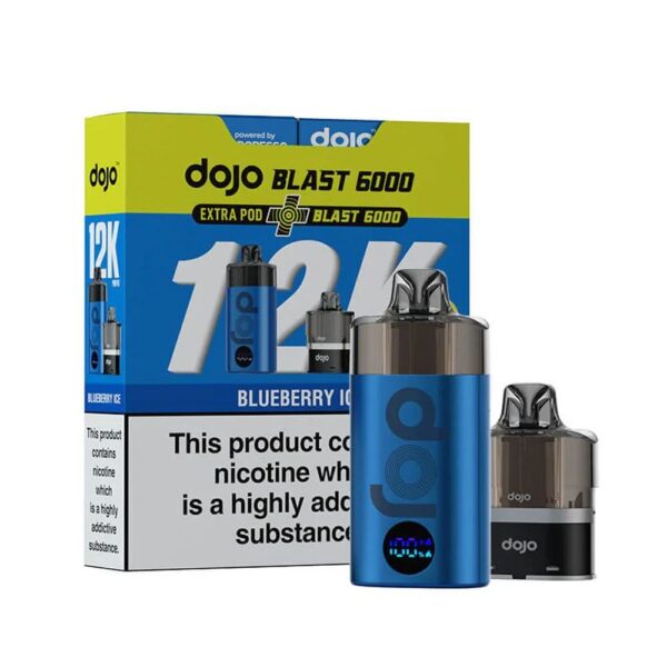 VAPORESSO DOJO BLAST 12K PREFILLED VAPE KIT & PODS COMBO PACK 10MG - Image 4