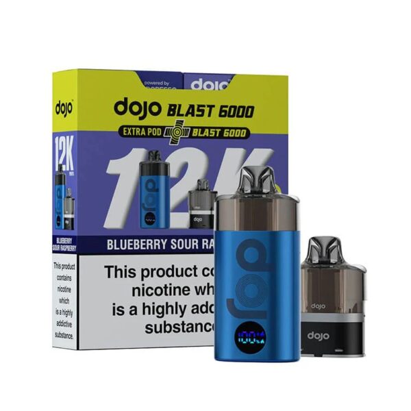 VAPORESSO DOJO BLAST 12K PREFILLED VAPE KIT & PODS COMBO PACK 10MG - Image 6