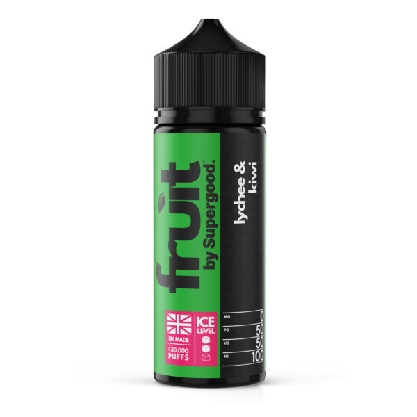 LYCHEE & KIWI 100ML E LIQUID FRUIT BY SUPERGOOD