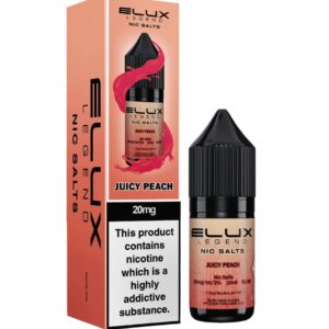 JUICY PEACH 10ML NIC SALT ELUX LEGEND