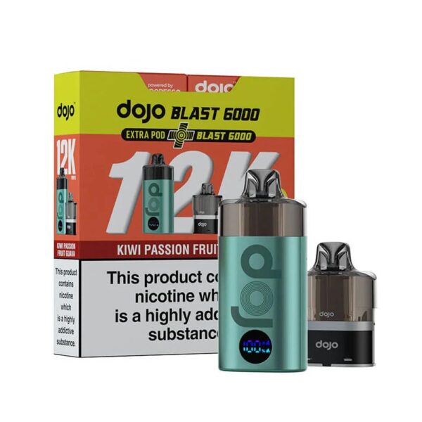 VAPORESSO DOJO BLAST 12K PREFILLED VAPE KIT & PODS COMBO PACK 10MG - Image 10