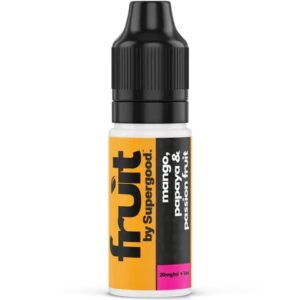MANGO PAPAYA & PASSION FRUIT NIC SALT 10ML FRUIT BY SUPERGOOD