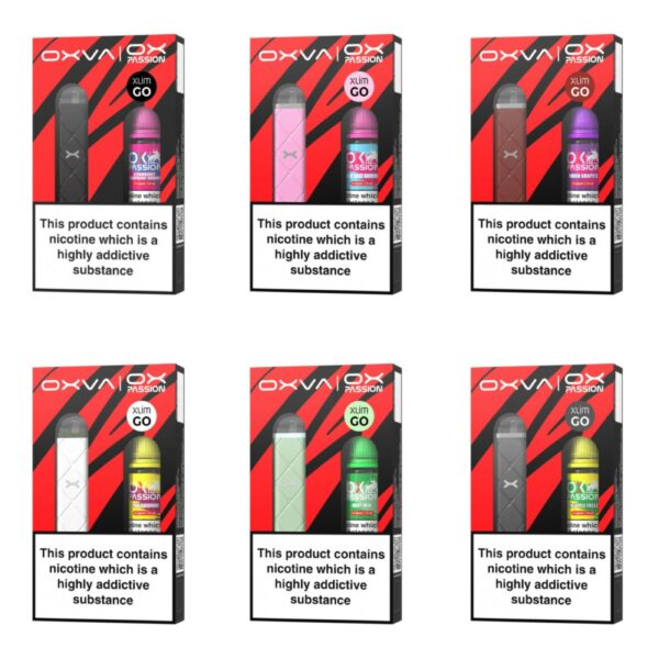 OXVA XLIM GO VAPE KIT OX PASSION NIC SALT COMBO PACK