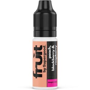 PEACH BLACKBERRY & RASPBERRY NIC SALT 10ML FRUIT BY SUPERGOOD