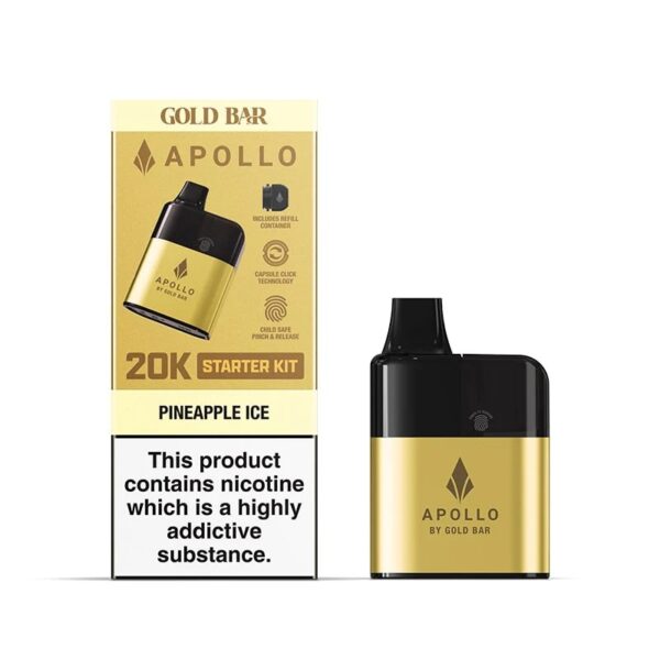 GOLD BAR APOLLO 20K PREFILLED POD KIT 20MG - Image 8