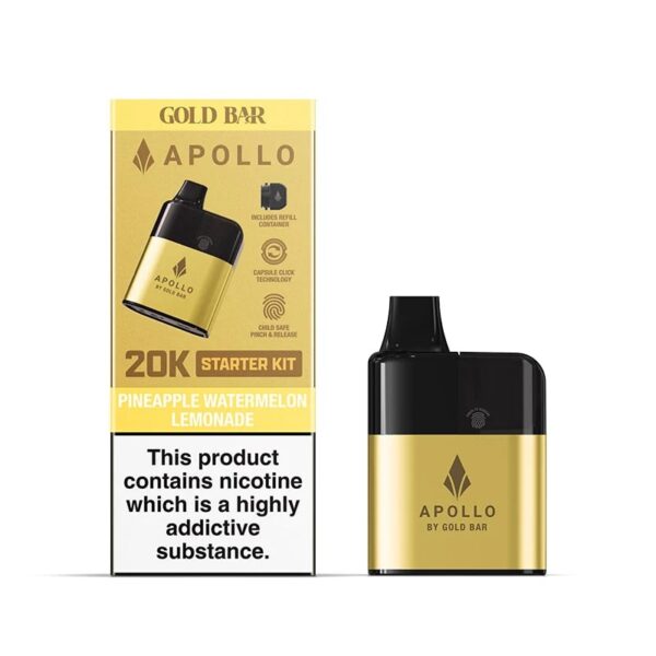 GOLD BAR APOLLO 20K PREFILLED POD KIT 20MG - Image 10