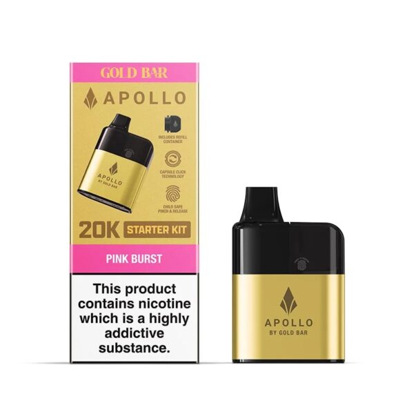 GOLD BAR APOLLO 20K PREFILLED POD KIT 20MG - Image 12