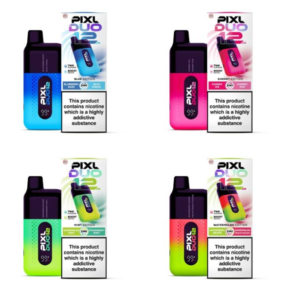 PIXL DUO 12 PREFILLED POD VAPE KIT 20MG