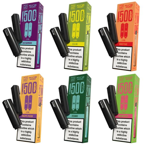 PYNE POD 2 IN 1 1500 PREFILLED PODS 20MG (PACK 2) BY POD SALT