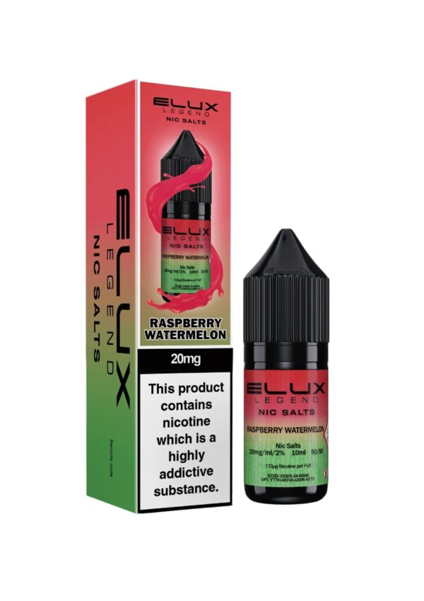 RASPBERRY WATERMELON 10ML NIC SALT ELUX LEGEND