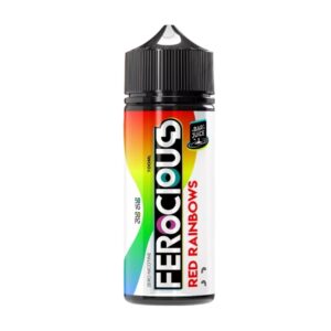 RED RAINBOWS BAR JUICE 100ML E LIQUID FEROCIOUS FLAVOURS
