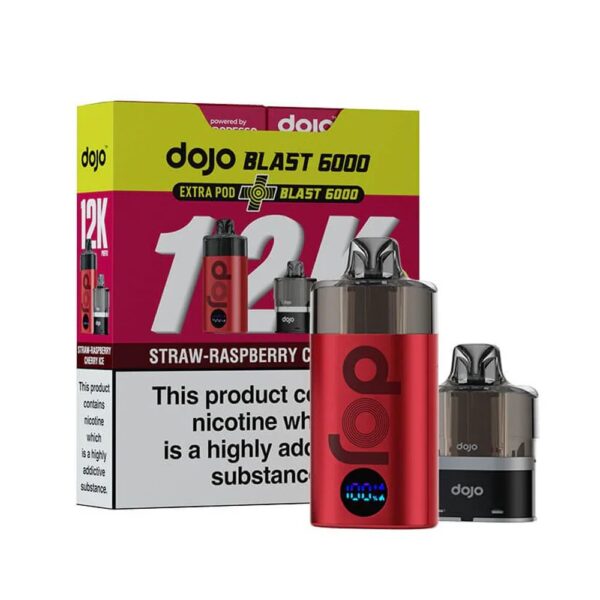 VAPORESSO DOJO BLAST 12K PREFILLED VAPE KIT & PODS COMBO PACK 10MG - Image 16
