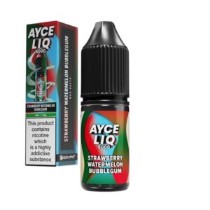 STRAWBERRY WATERMELON BUBBLEGUM 10ML NIC SALT DOVPO AYCE LIQ 5000