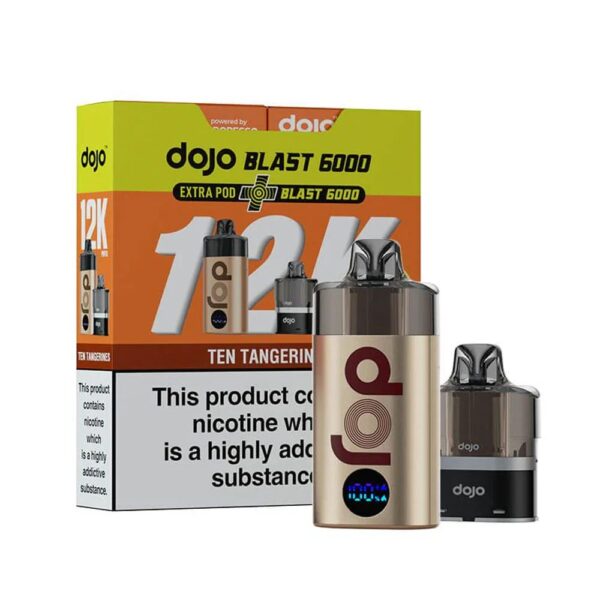 VAPORESSO DOJO BLAST 12K PREFILLED VAPE KIT & PODS COMBO PACK 10MG - Image 18