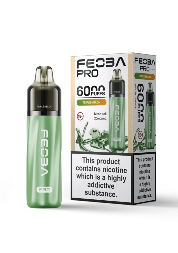 FEOBA BAR PRO 6000 PREFILLED POD VAPE KIT 20MG - Image 6