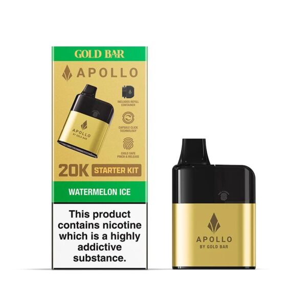 GOLD BAR APOLLO 20K PREFILLED POD KIT 20MG - Image 20