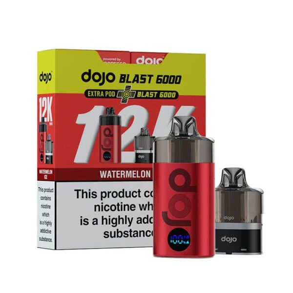 VAPORESSO DOJO BLAST 12K PREFILLED VAPE KIT & PODS COMBO PACK 10MG - Image 20