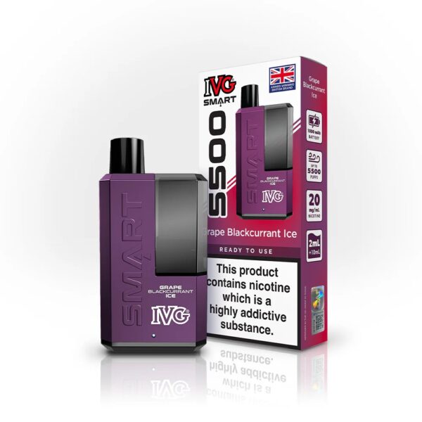 IVG SMART 5500 PREFILLED POD VAPE KIT 20MG - Image 12
