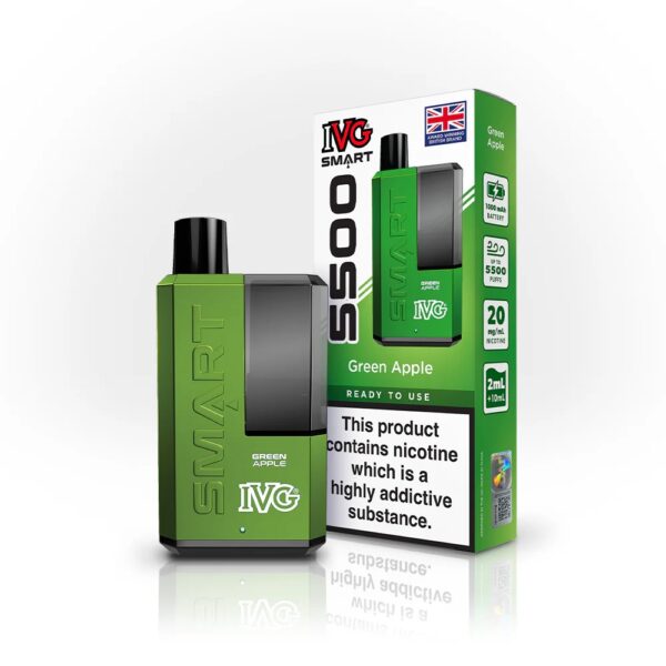 IVG SMART 5500 PREFILLED POD VAPE KIT 20MG - Image 6