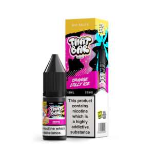 ORANGE LOLLY ICE 10ML NIC SALT THAT BAR JUICE