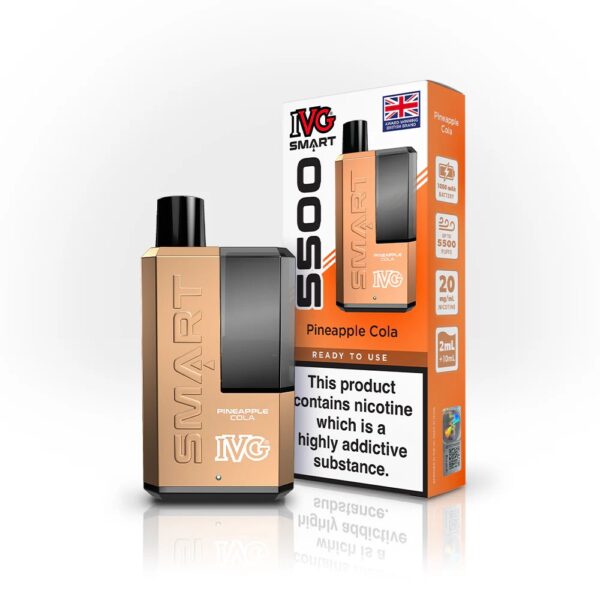 IVG SMART 5500 PREFILLED POD VAPE KIT 20MG - Image 2