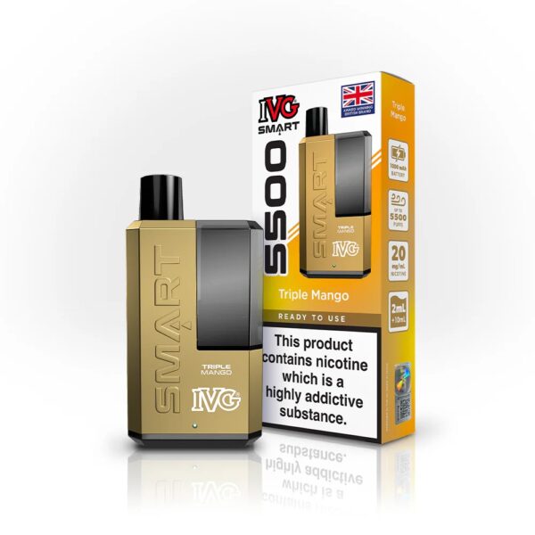 IVG SMART 5500 PREFILLED POD VAPE KIT 20MG - Image 4