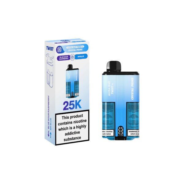 CRYSTAL PRIME TWIST 25K DISPOSABLE VAPE KIT 20MG - Image 5