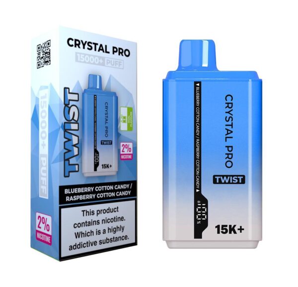 CRYSTAL PRO TWIST 15000 DISPOSABLE VAPE KIT - Image 26